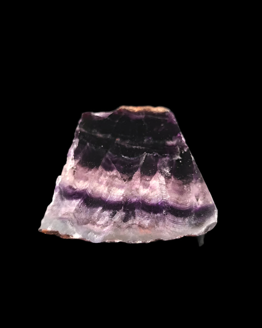 Rainbow Fluorite Slices - One Piece
