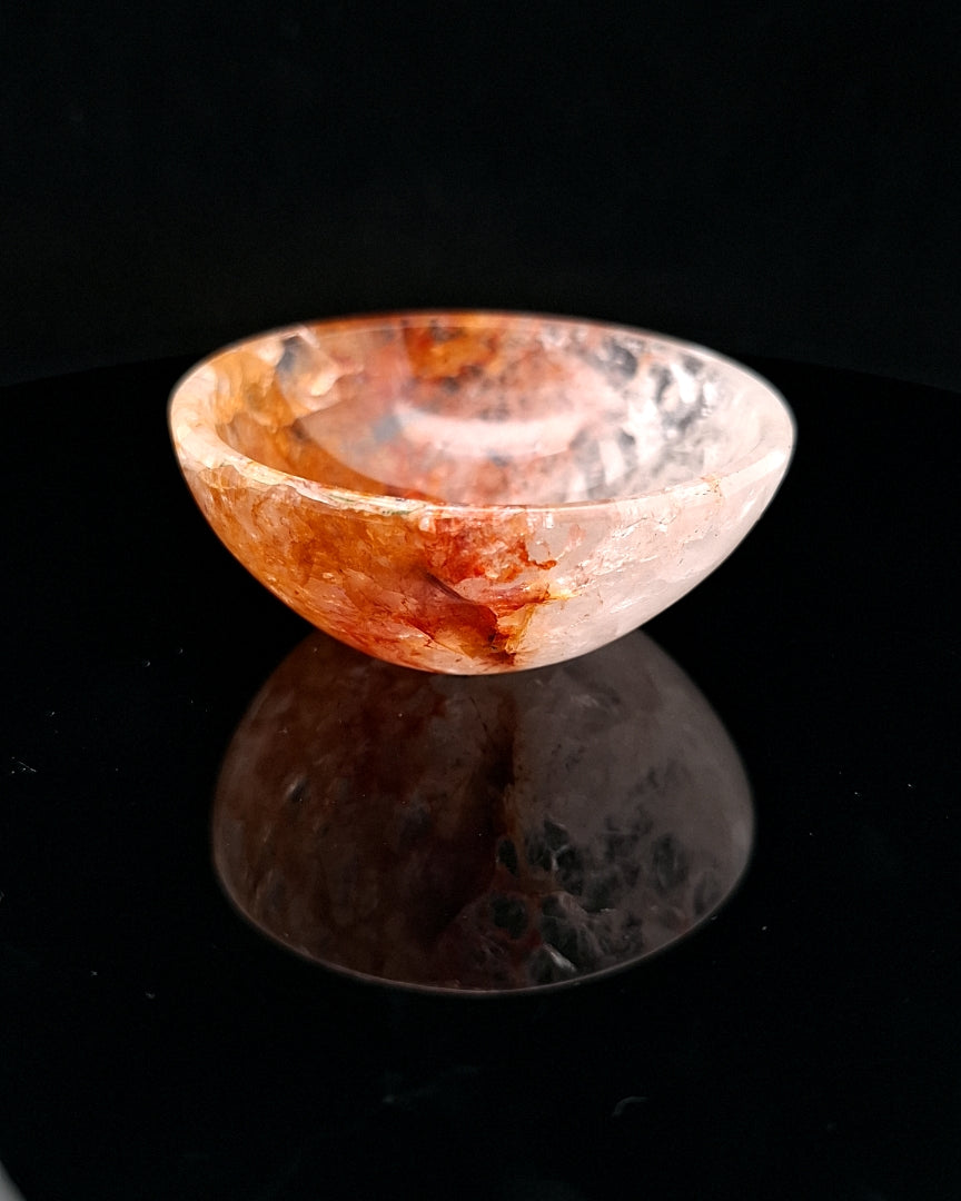 Fire Quartz (Hematite Quartz) Bowl