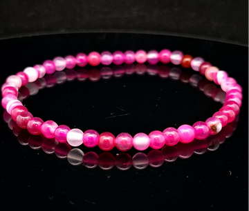 Agate, Pink 4mm