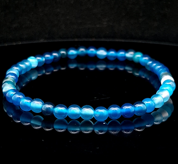 Agate, Blue 4mm