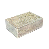 Tarot / Jewellery box - Soapstone - Lotus