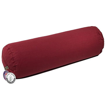 Bolster round red organic cotton (OCS)