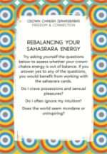 Chakra Meditations Cards