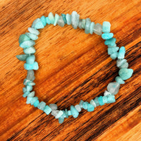 Amazonite Chip Bracelet