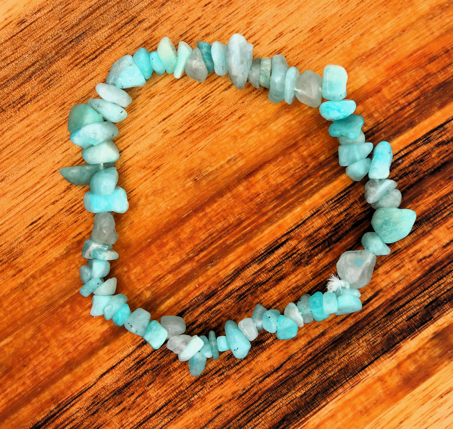 Amazonite Chip Bracelet