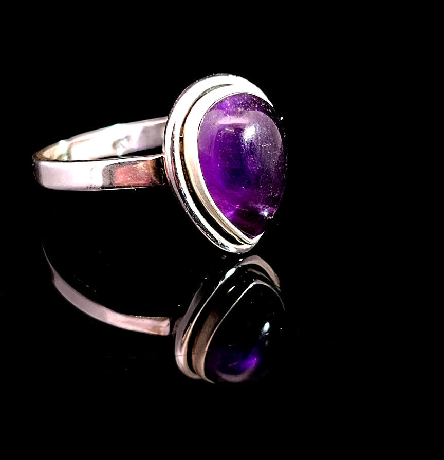 Amethyst Sterling Silver Ring