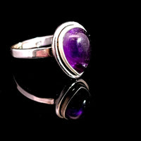 Amethyst Sterling Silver Ring