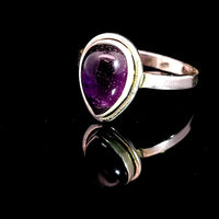 Amethyst Sterling Silver Ring