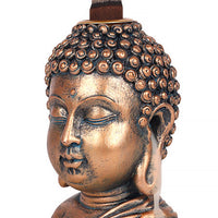 Bronze Finish Buddha Head Backflow Incense Burner