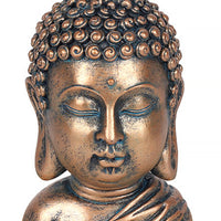 Bronze Finish Buddha Head Backflow Incense Burner