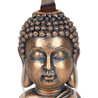 Bronze Finish Buddha Head Backflow Incense Burner