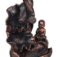 Bronze Effect Buddha Backflow Incense Burner