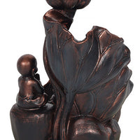 Bronze Effect Buddha Backflow Incense Burner