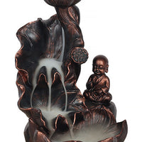 Bronze Effect Buddha Backflow Incense Burner