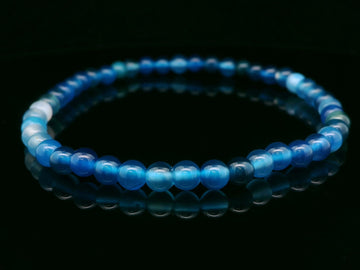 Agate, Blue 4mm (Sphere)