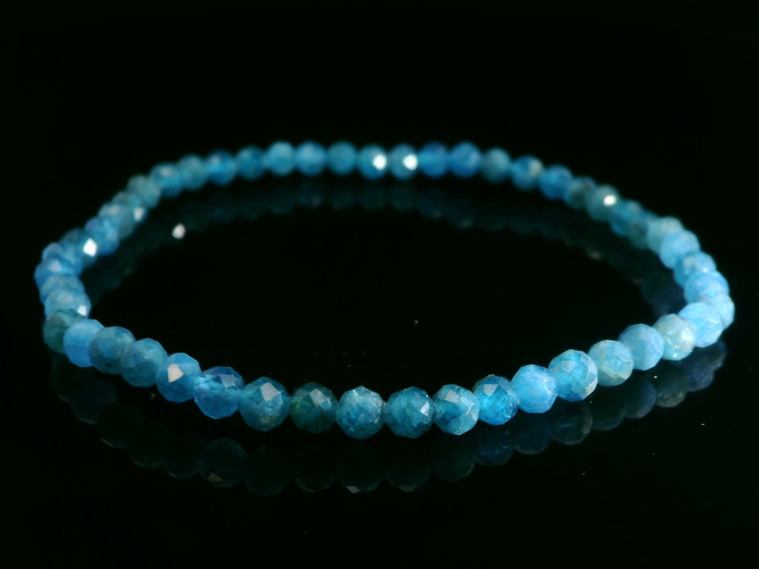 Apatite 4mm Faceted Bracelet