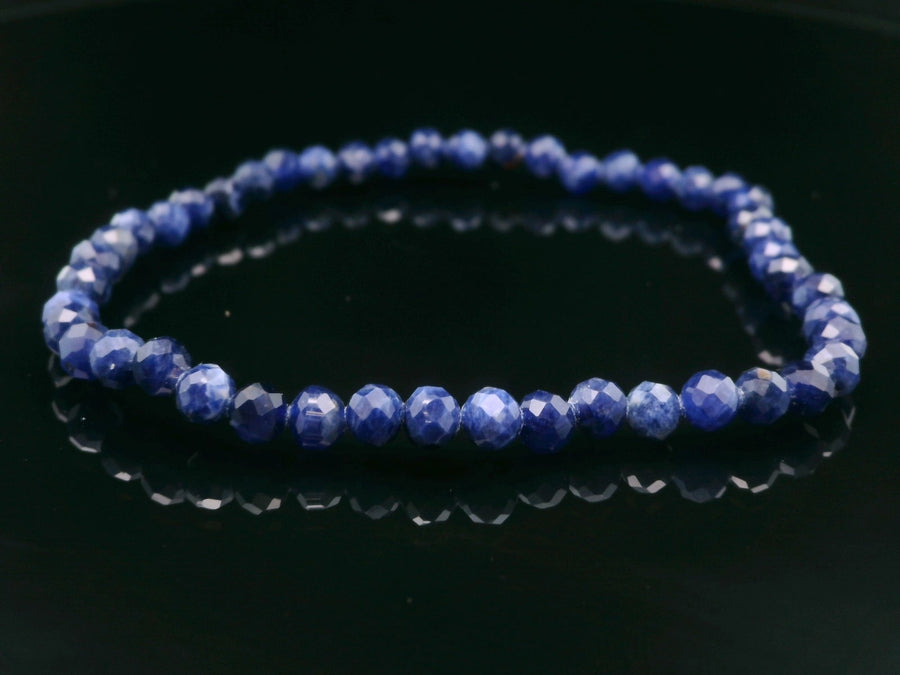 Sodalite 4mm Faceted Bracelet