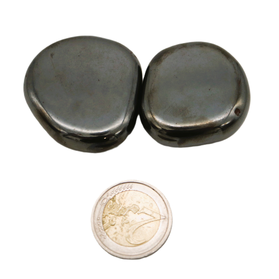 Hematite Magnet Palmstones - A Pair