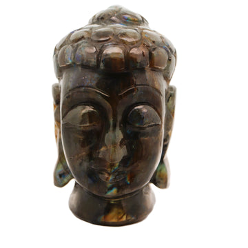 Labradorite Buddha Head