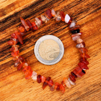 Carnelian Chip Bracelet