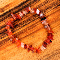 Carnelian Chip Bracelet