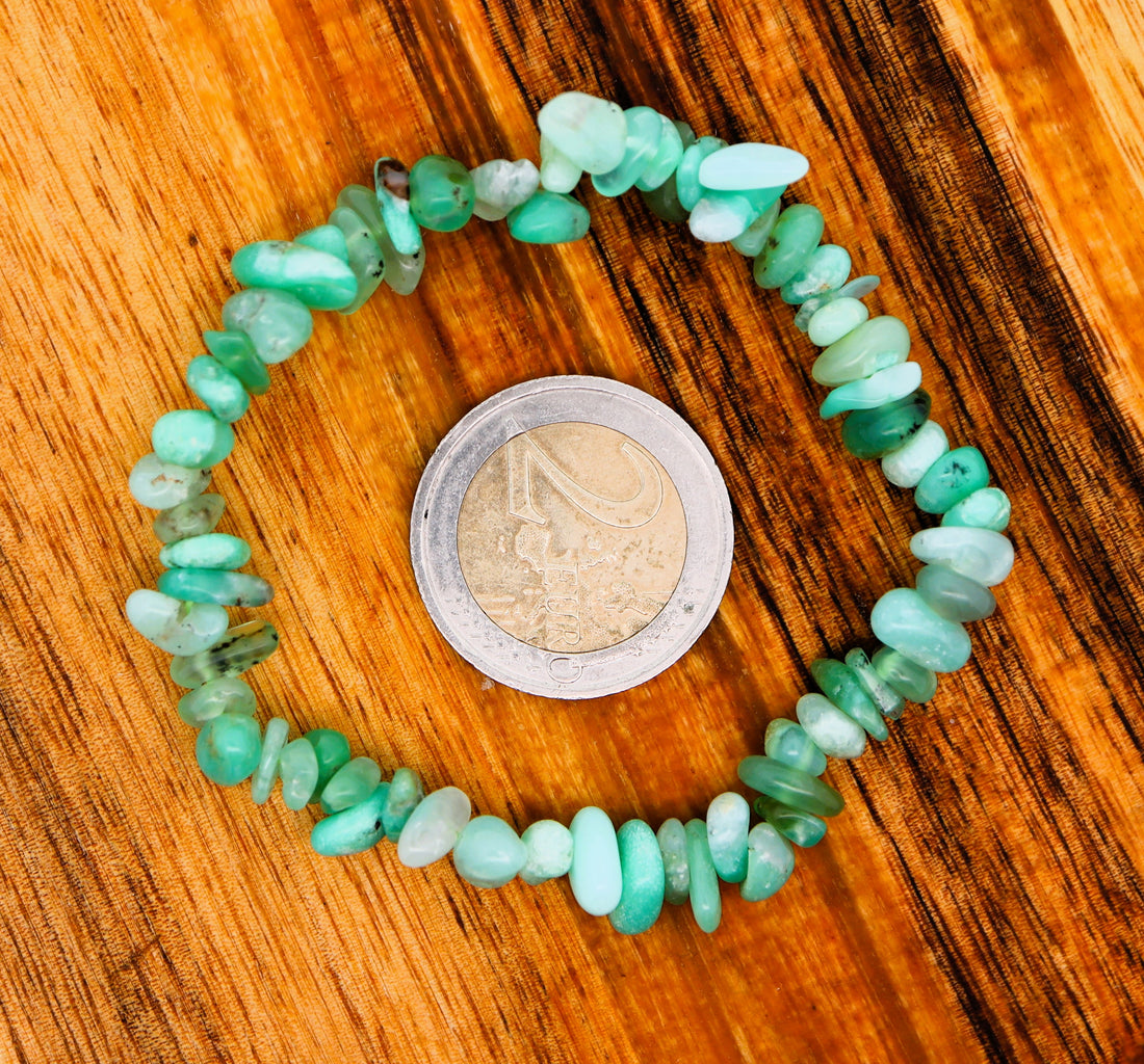 Chrysoprase Chip Bracelet