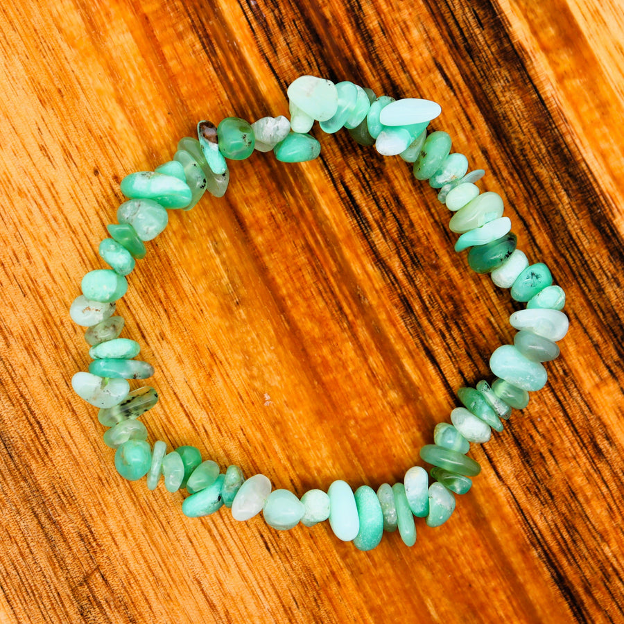 Chrysoprase Chip Bracelet