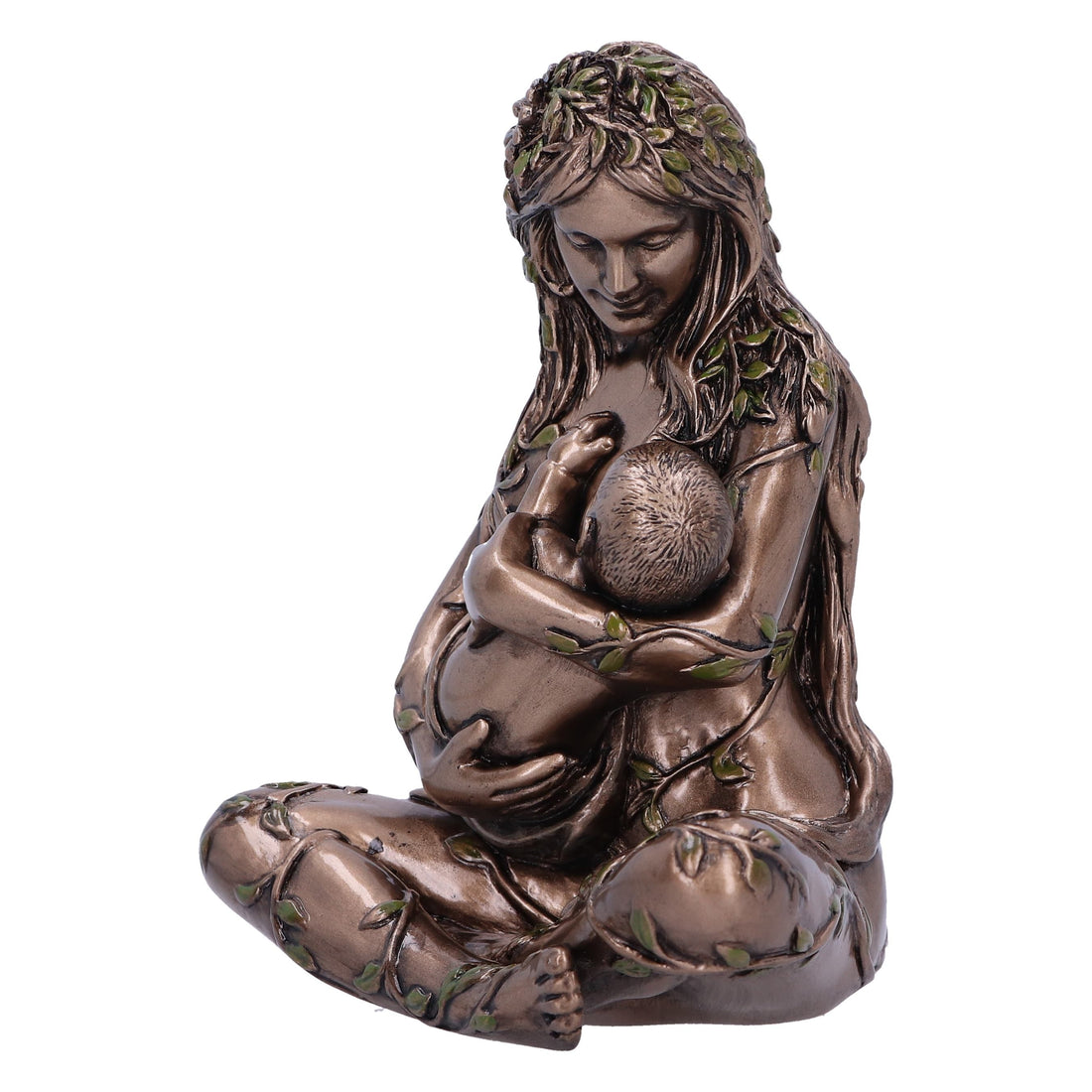 Earth Mother and Baby Figurine