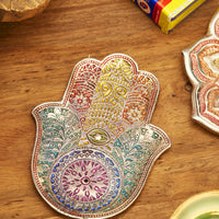 Rainbow Hamsa Incense Holder