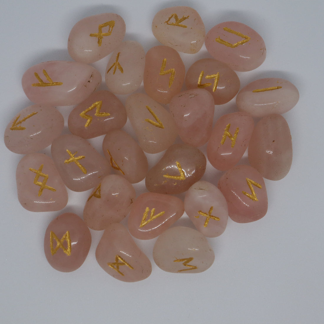 Rose Quartz Rune Oracle Set