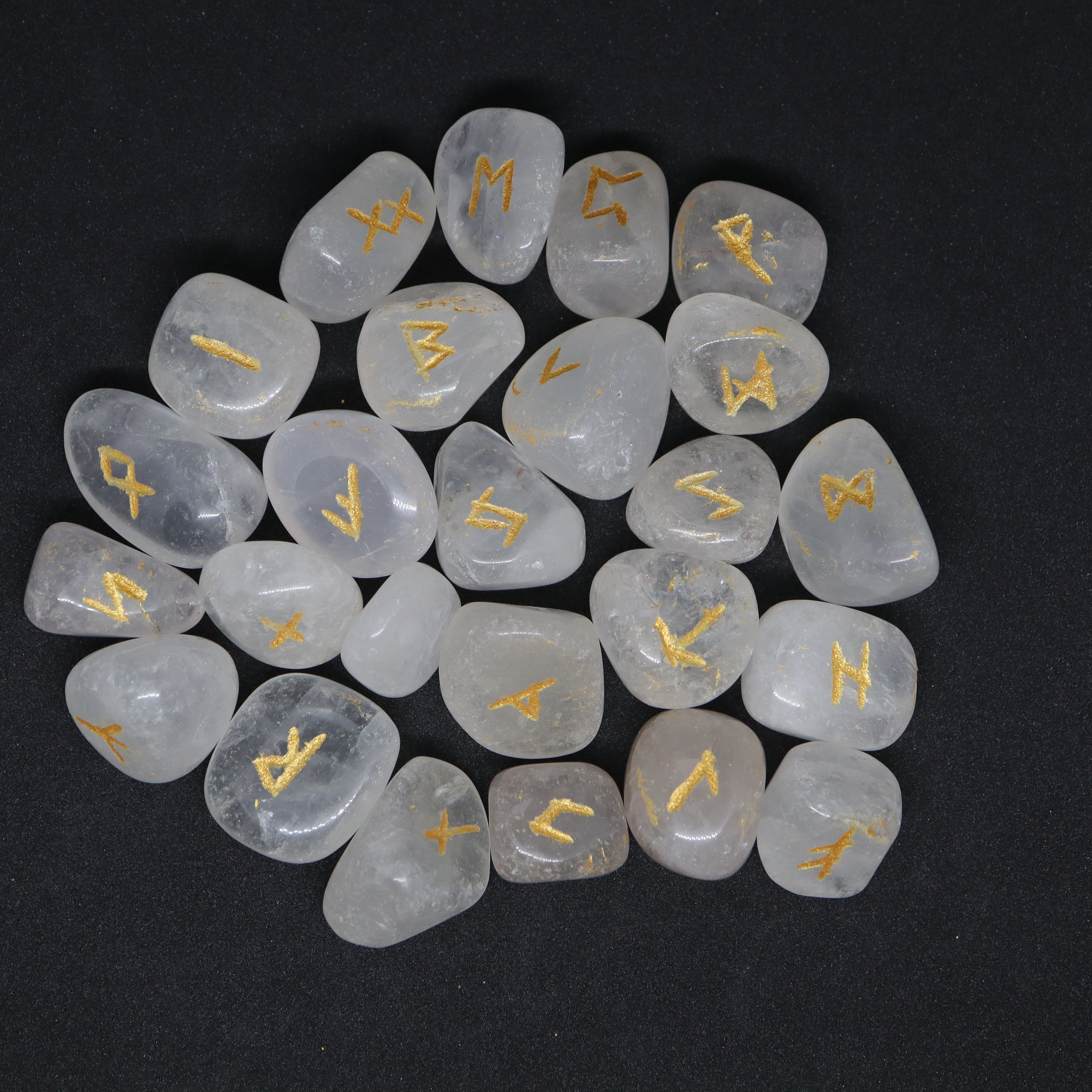 Quartz, Clear Rune Oracle Set – Dervish Online Shop