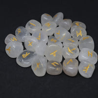 Quartz, Clear Rune Oracle Set