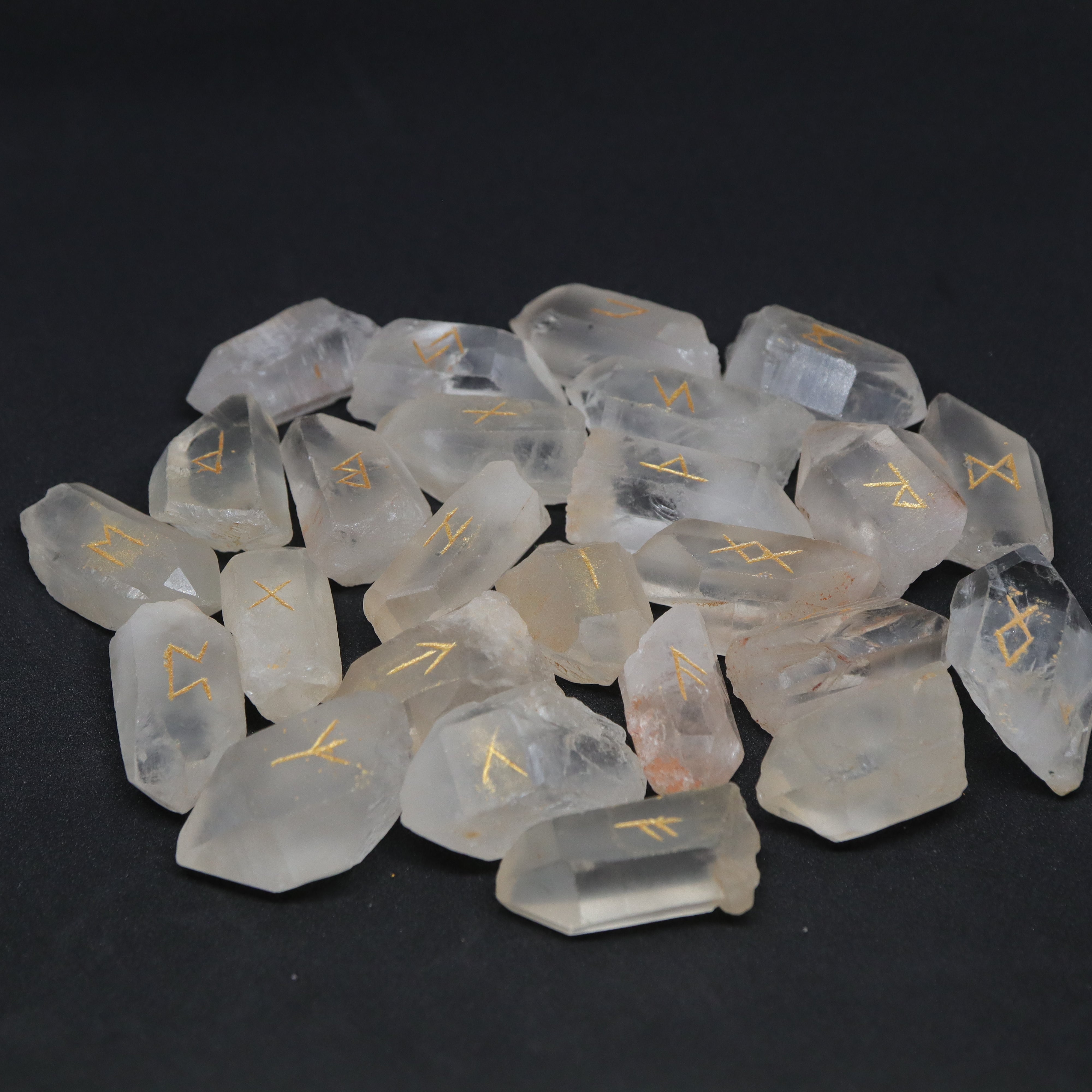 Quartz, Clear Rune Oracle Set – Dervish Online Shop