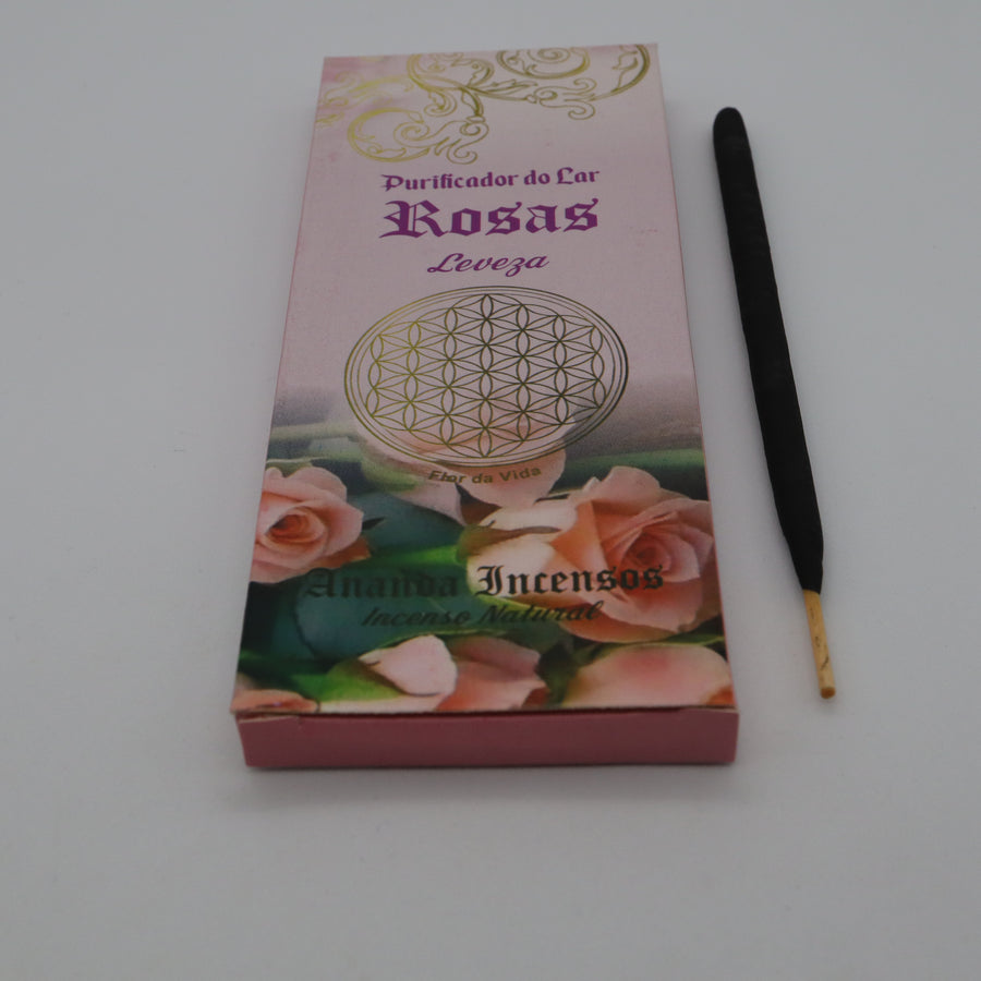 Rosas - Rose Natural Incense Sticks