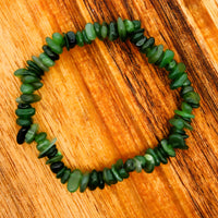 Nephrite Jade Chip Bracelet