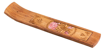 Namaste with Rose Quartz Incense Holder