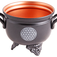 Flower of Life Caldron Incense Burner