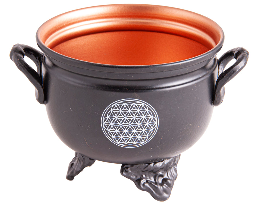 Flower of Life Caldron Incense Burner