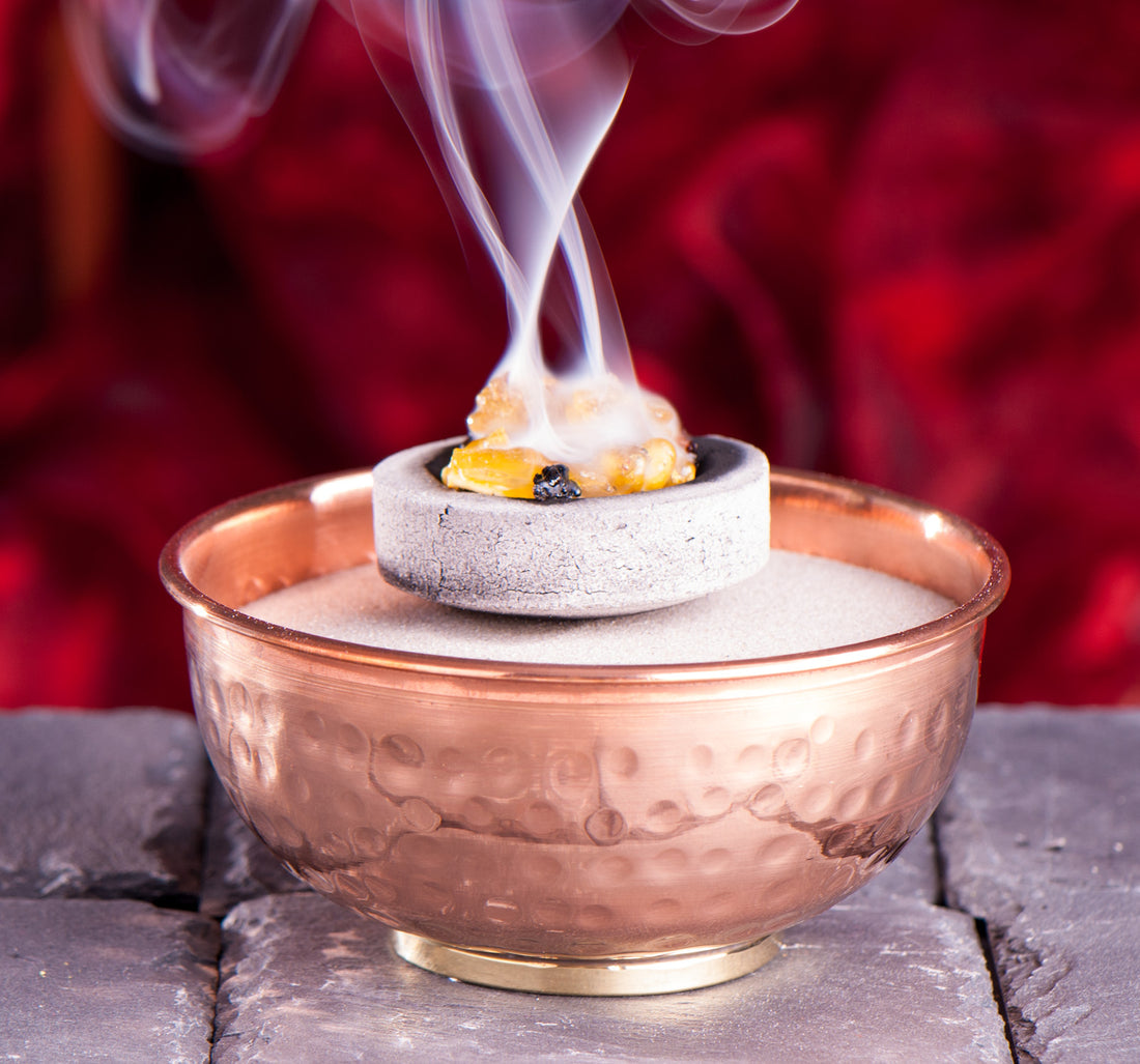 Copper Incense Bowl