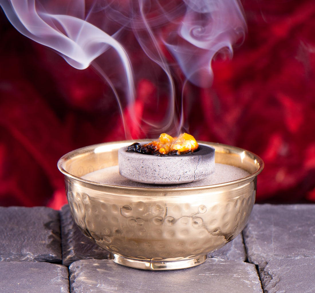 Brass Incense Bowl