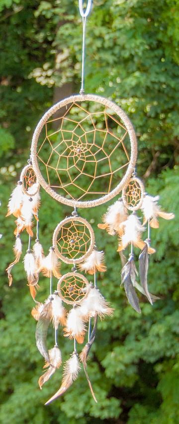 Dreamcatcher - Natural with feathers