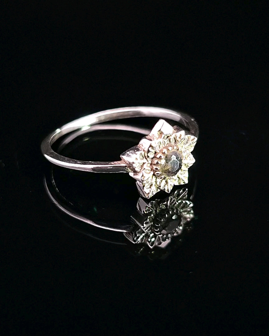 Labradorite, Faceted Sterling Silver Ring