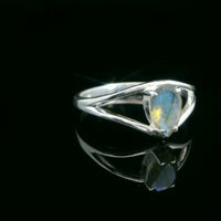 Labradorite, Faceted Sterling Silver Ring