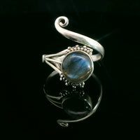 Labradorite, Freesize Sterling Silver Ring