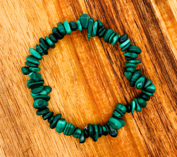 Malachite Chip Bracelet