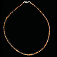 Tiger Eye 3.5mm Faceted Necklace