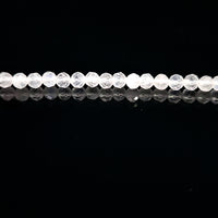 Moonstone, Rainbow 3mm Faceted Necklace