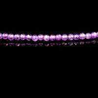 Amethyst 2.5mm Faceted Necklace