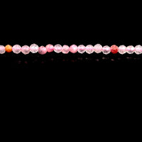 Rhodonite & Rose Quartz 2mm Faceted Necklace
