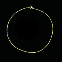 Jade, Canadian 2mm Faceted Necklace